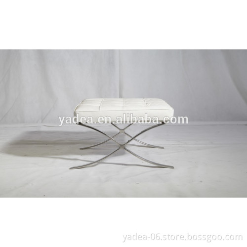 Mid-centuy living room furniture barcelona fancy stool ottoman
